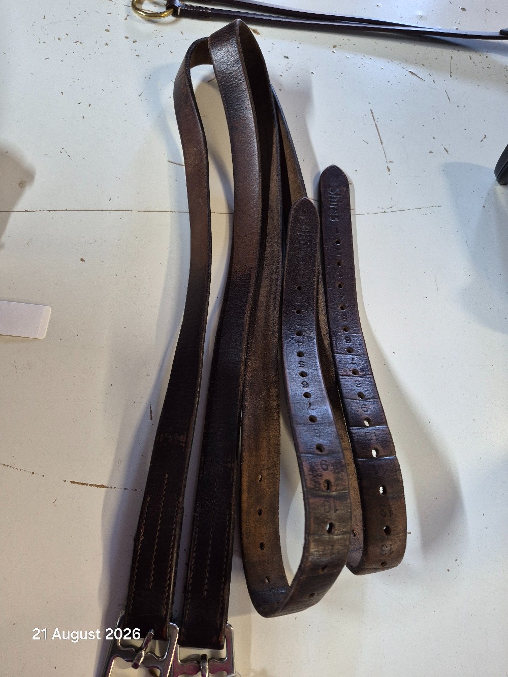 Stirrup Leathers Size 48