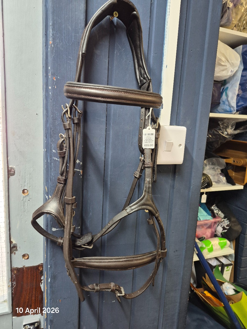 Velociti Ergonomic Bridle Size Cob Colour Brown USED