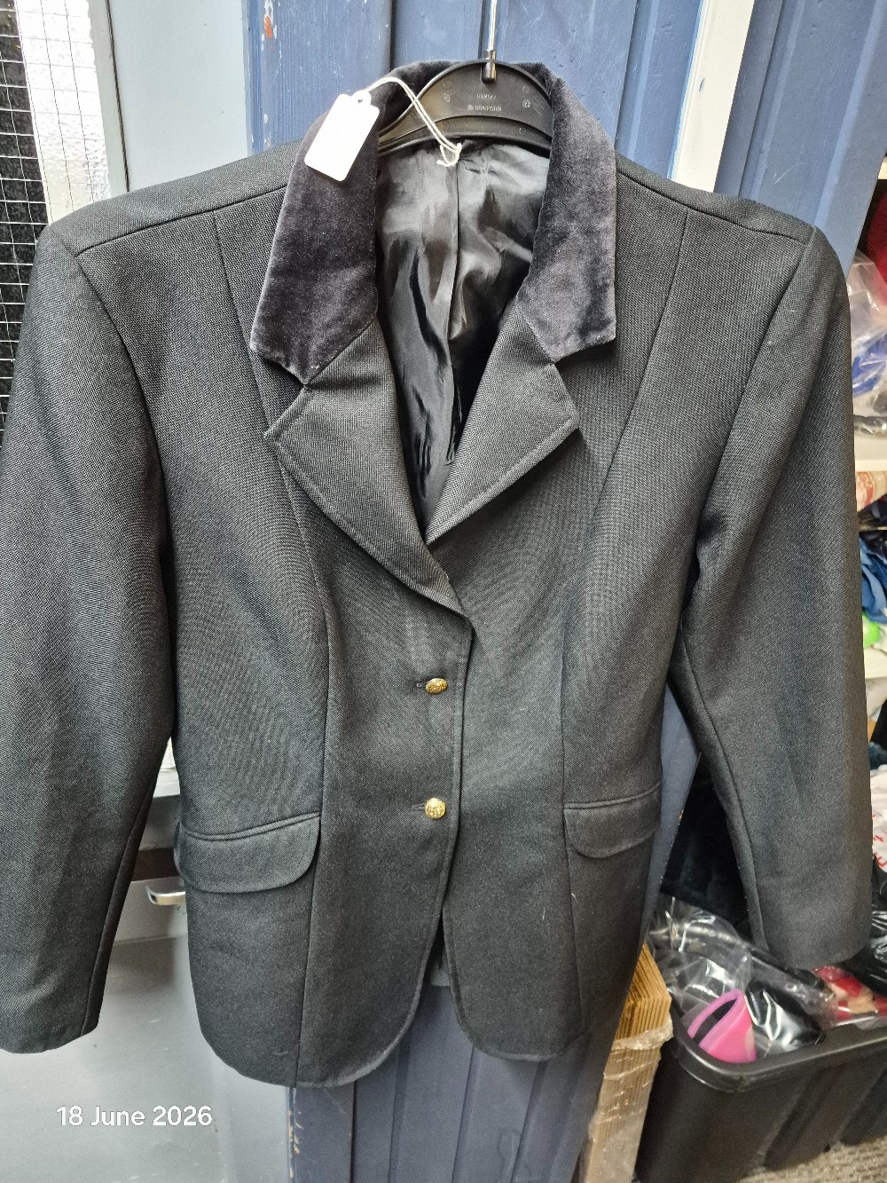Cotswold Show Jacket Size Adult 16 Colour Black USED