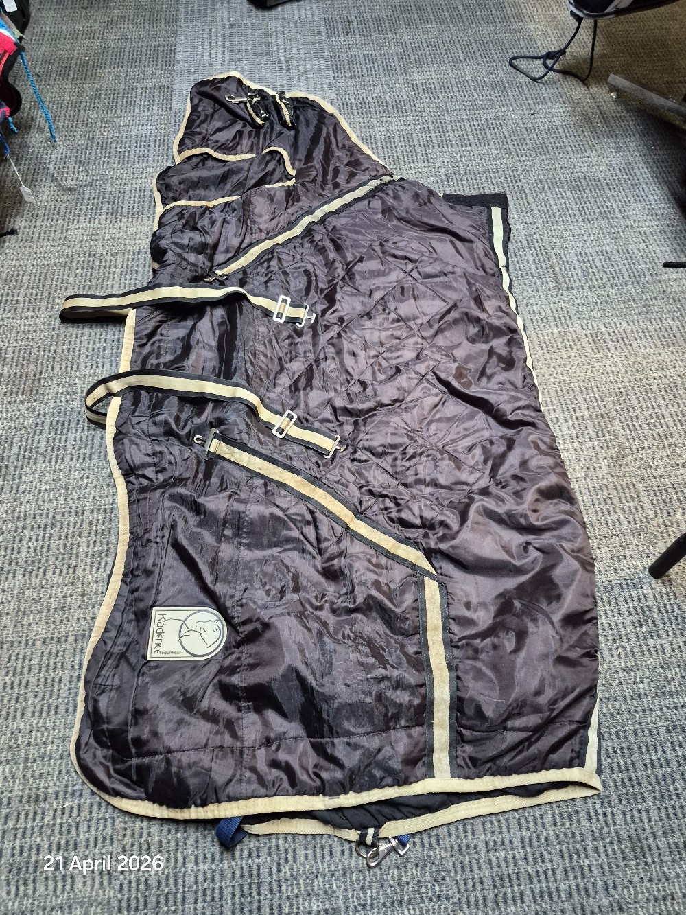 Kadence Stable Rug No Neck Size 6'0 Colour Black USED