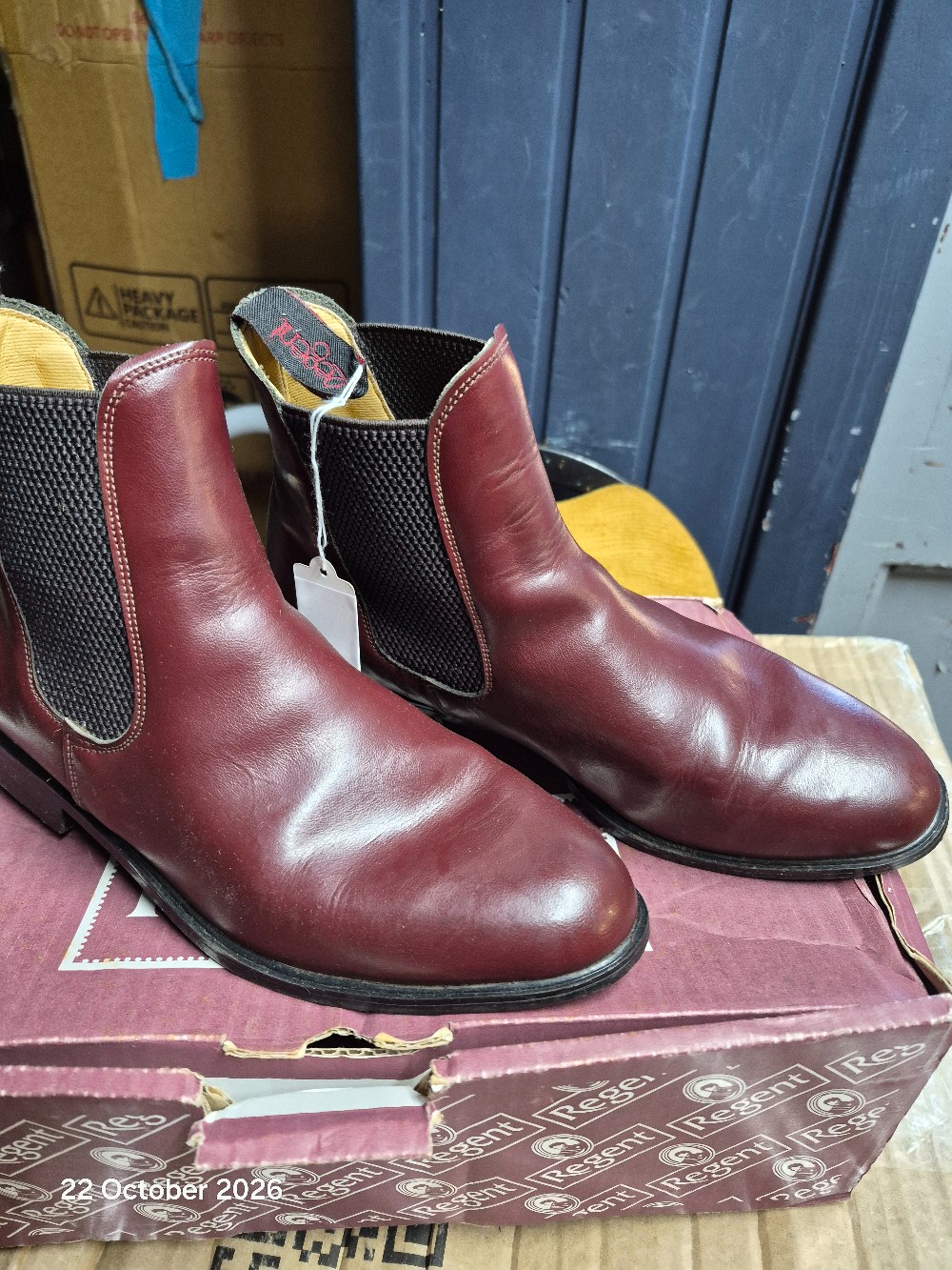 Regent Oxblood Johd Boots Size 5 Euro 38 LIKE NEW