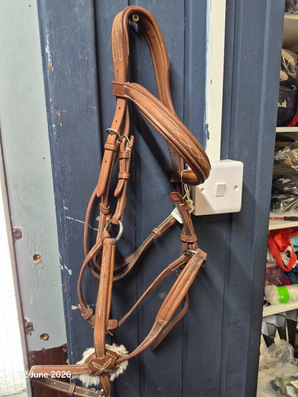 Shires Avignon Grackle Bridle Size Pony Colour Oak USED