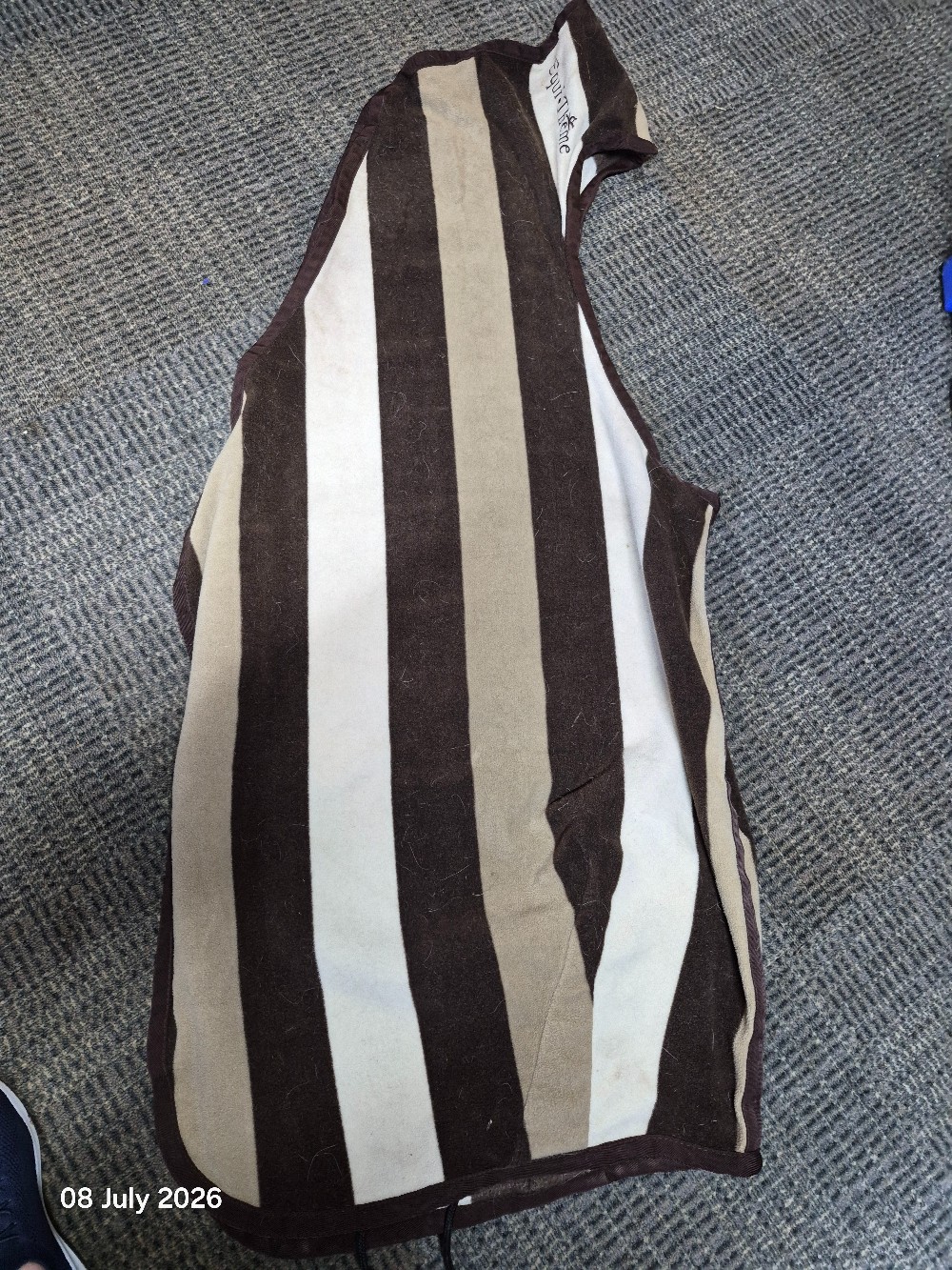 Equi Theme Fleece Ride on 130cm Colour Brown Cream USED