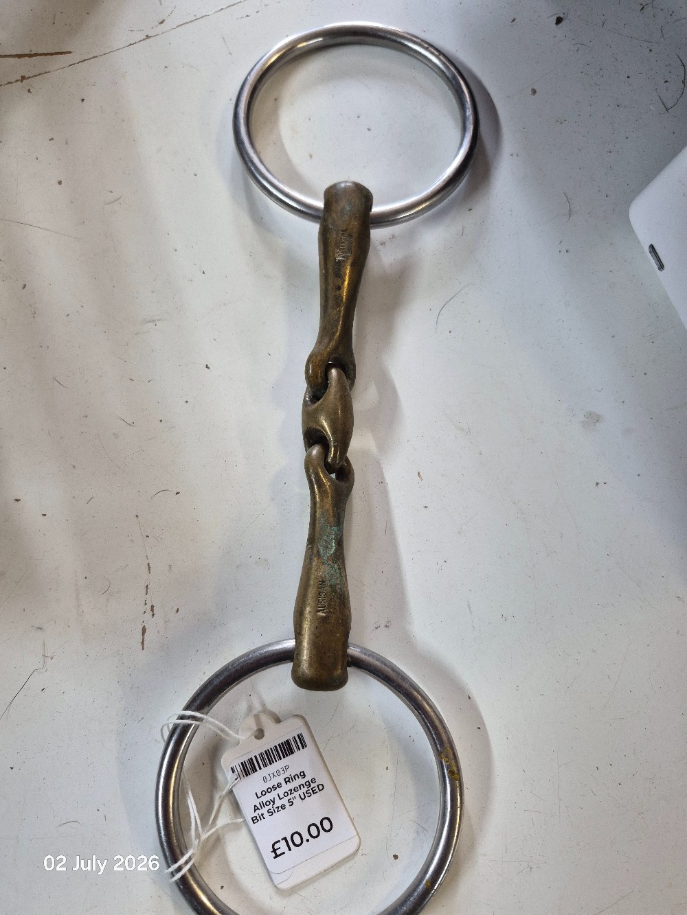Loose Ring Alloy Lozenge Bit Size 5