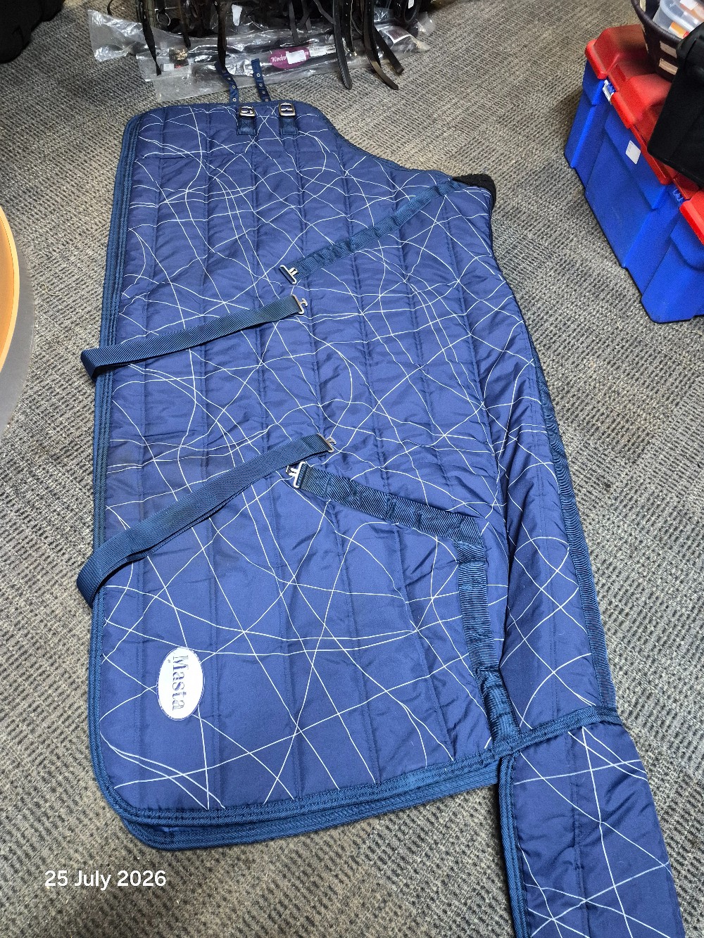 Masta STable Rug Size 6'0 Heavy Colour Navy USED