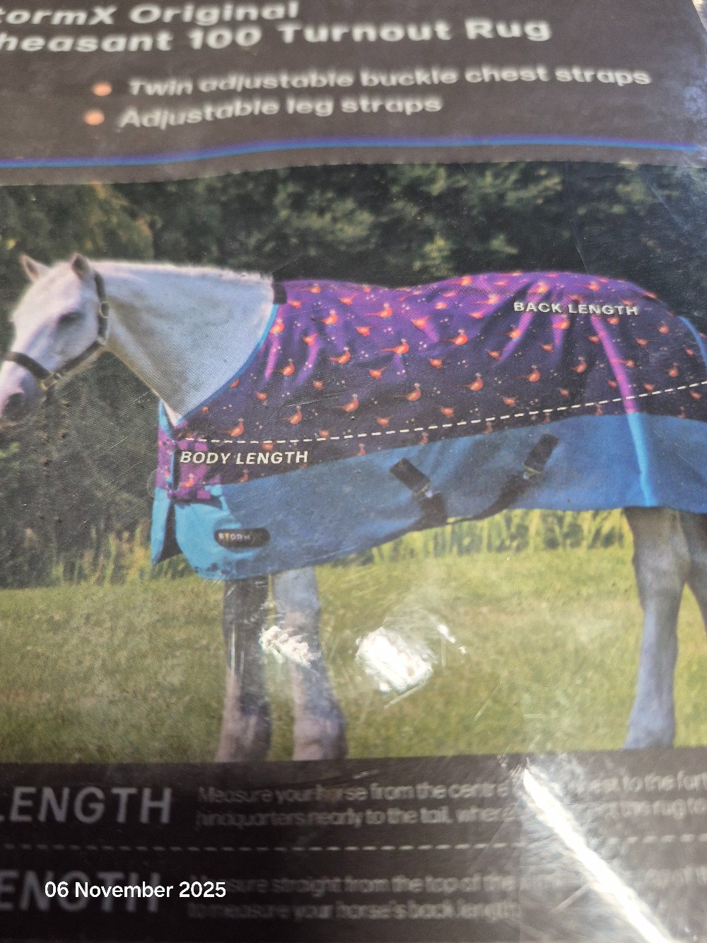 StormX T/O No Nock Size 4'6 100gm Purple/Teal BNWT