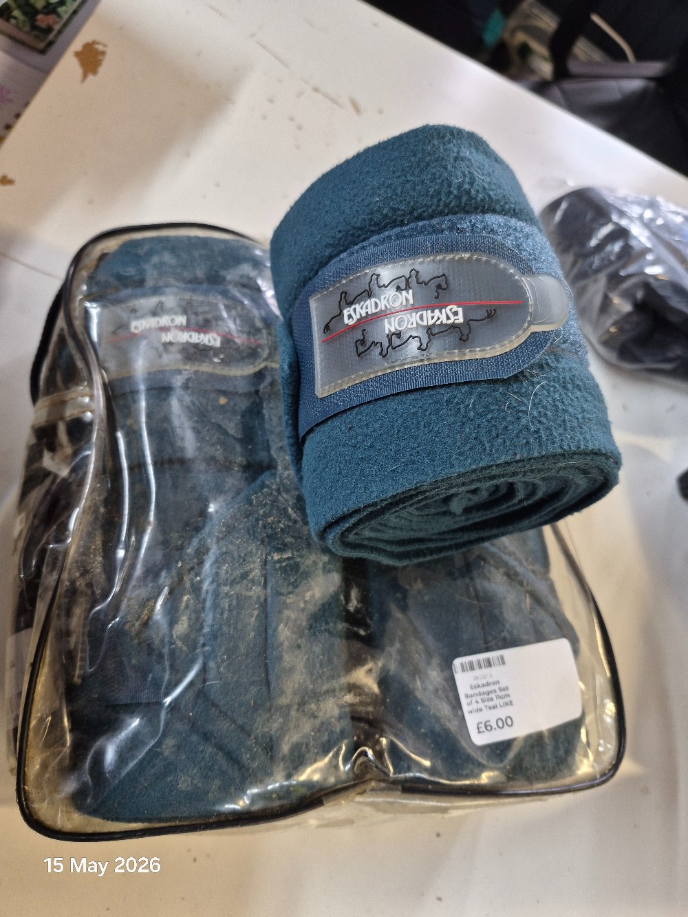 Eskadron Bandages Set of 4 Size 11cm wide Teal LIKE NEW