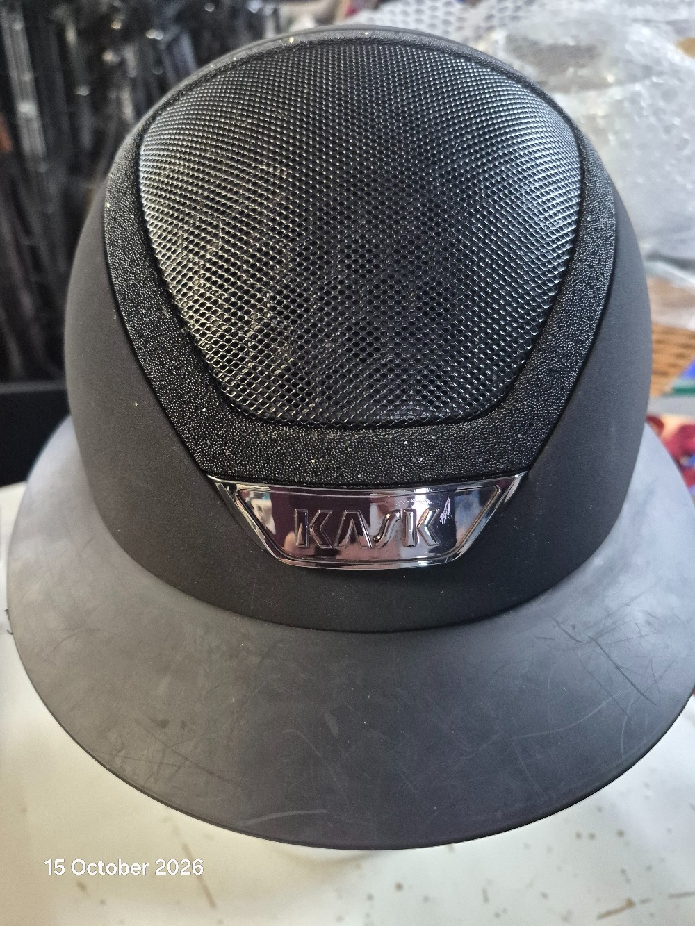 KASK Matt Sparkle Insert Size 53 6 5 Black Matte LIKE NEW