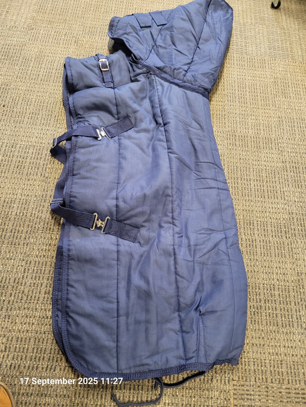 Knight Rider Combo Stable Rug Size 4'6 100/150gm Navy BNWT