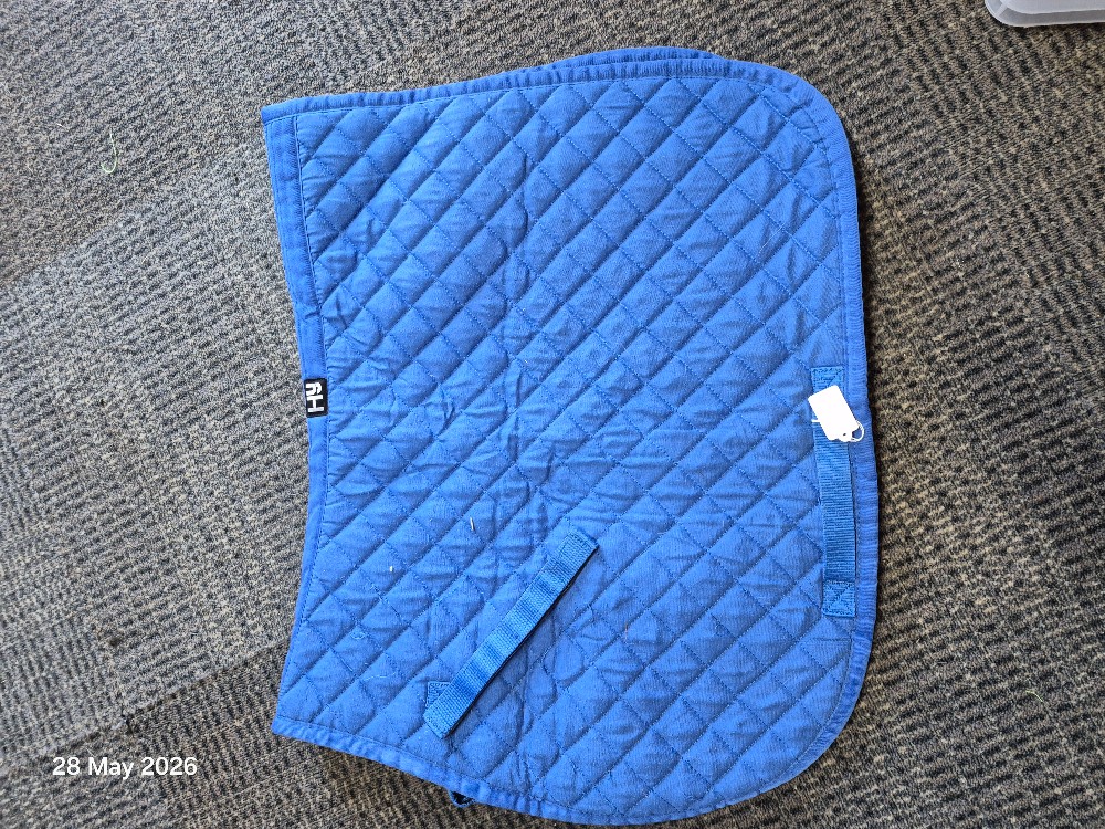 HY Saddle Pad Size Full Colour Blue USED