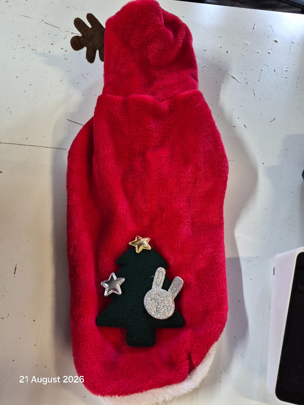 Xmas Dog Outfit Size Size 10 Long USED