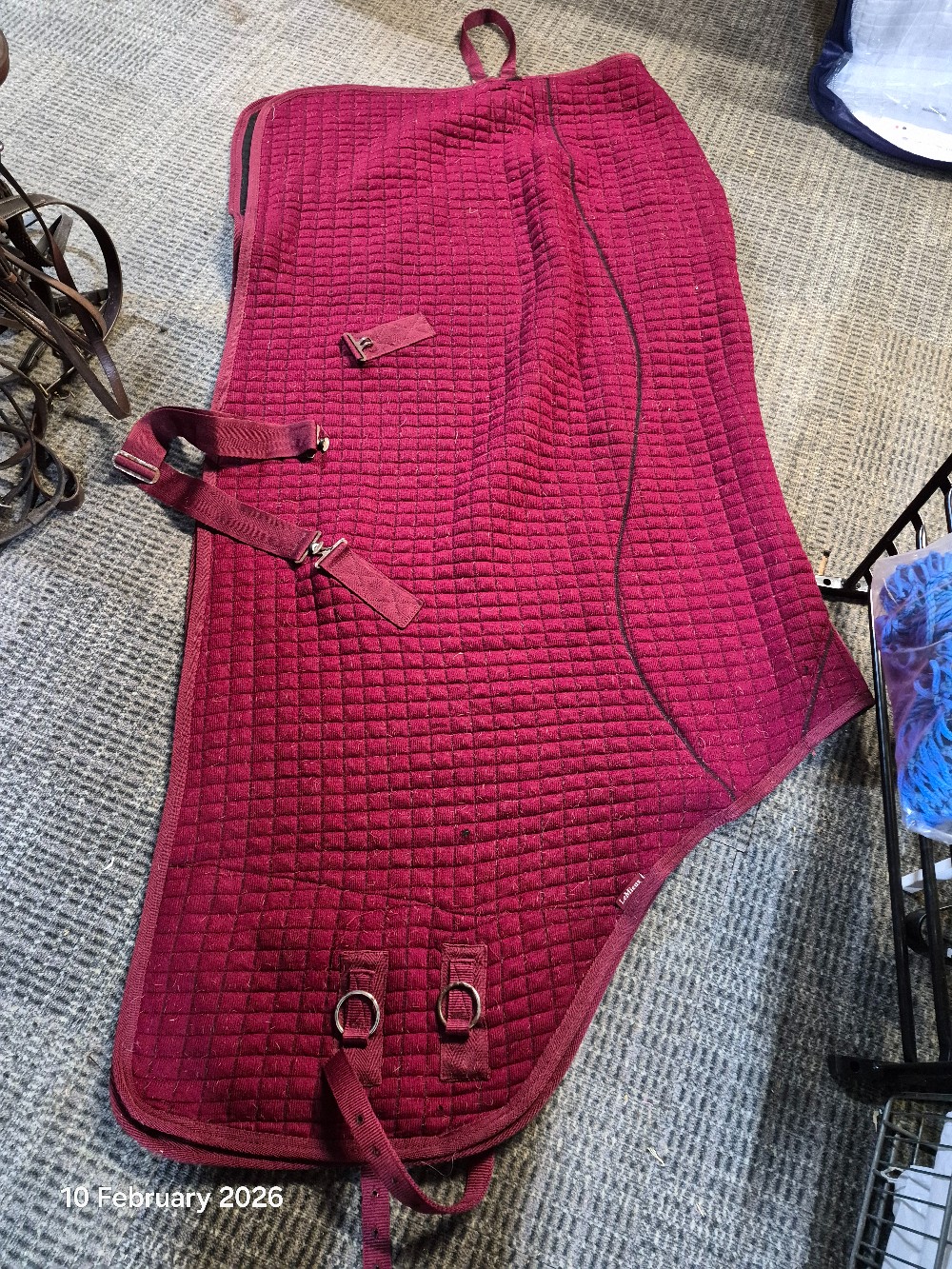 LeMieux Thermo Cool Rug Size 5'6 Burgunday USED