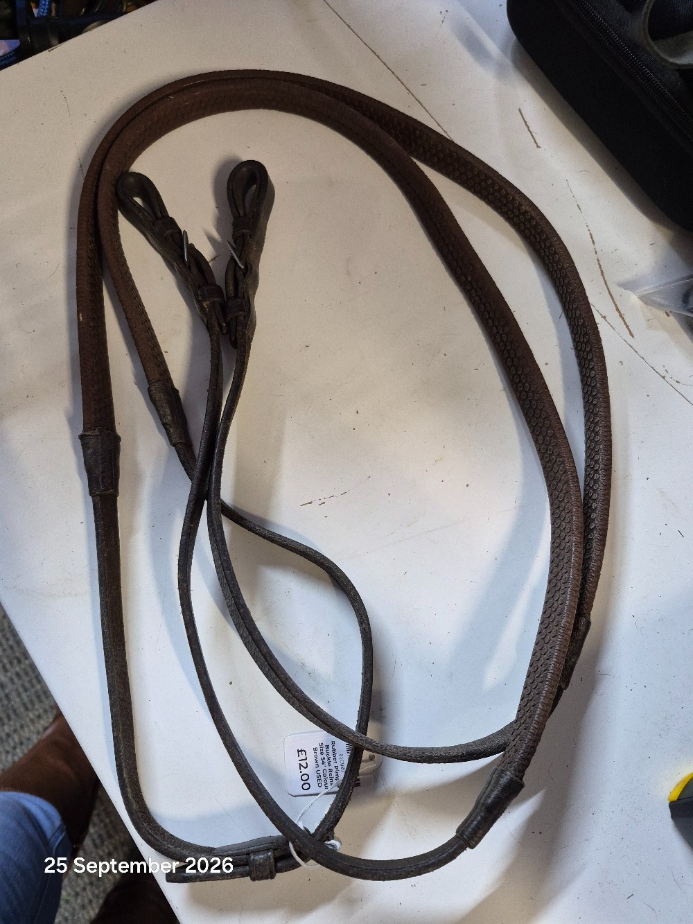 Rubber Pimple Buckle Reins Size 54