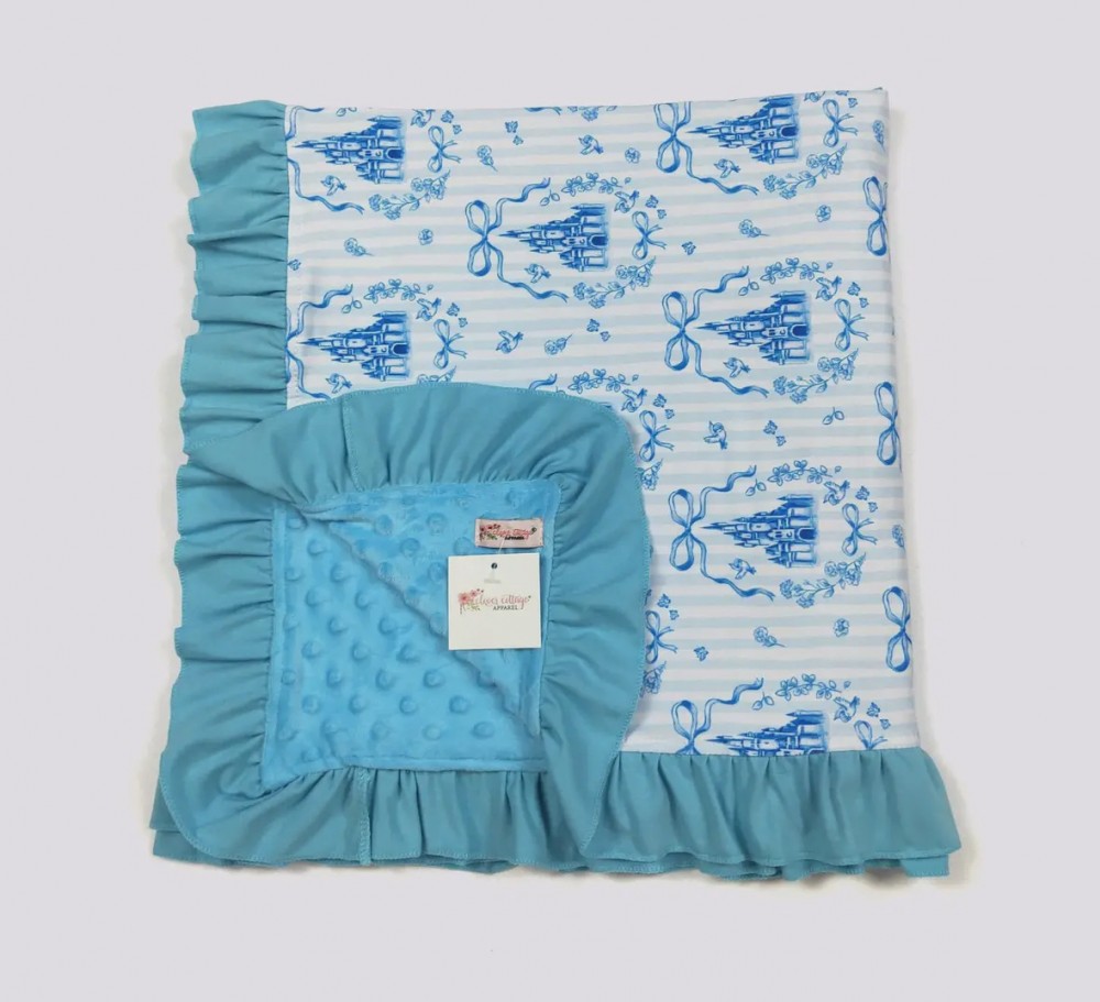 Castle Minky Baby Blanket