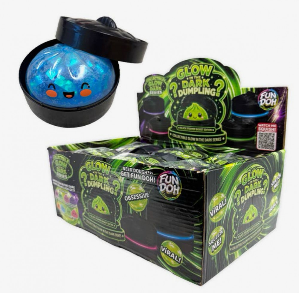 Fun Doh Glow In The Dark Dumpling Squishy Toy