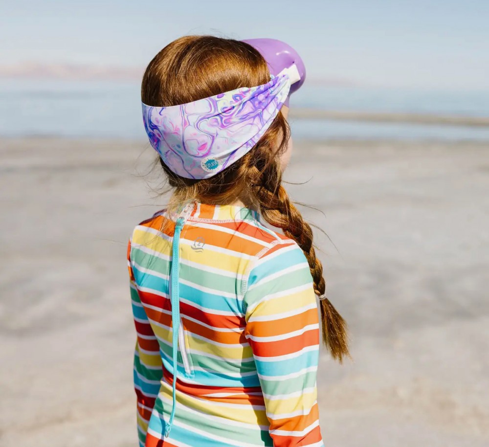Pastel Swirl Swim Mask
