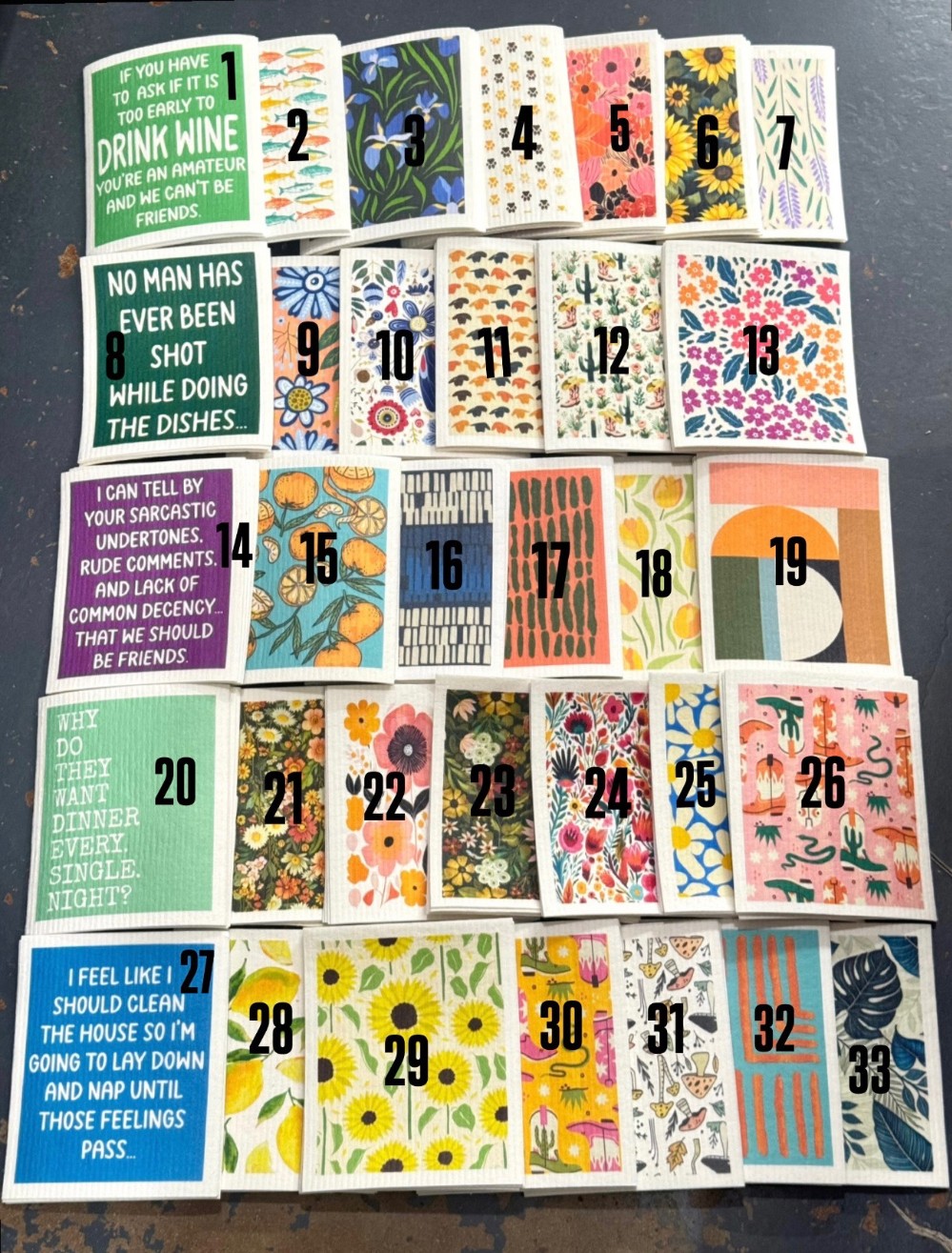 Asst. Swedish Sponge Cloth