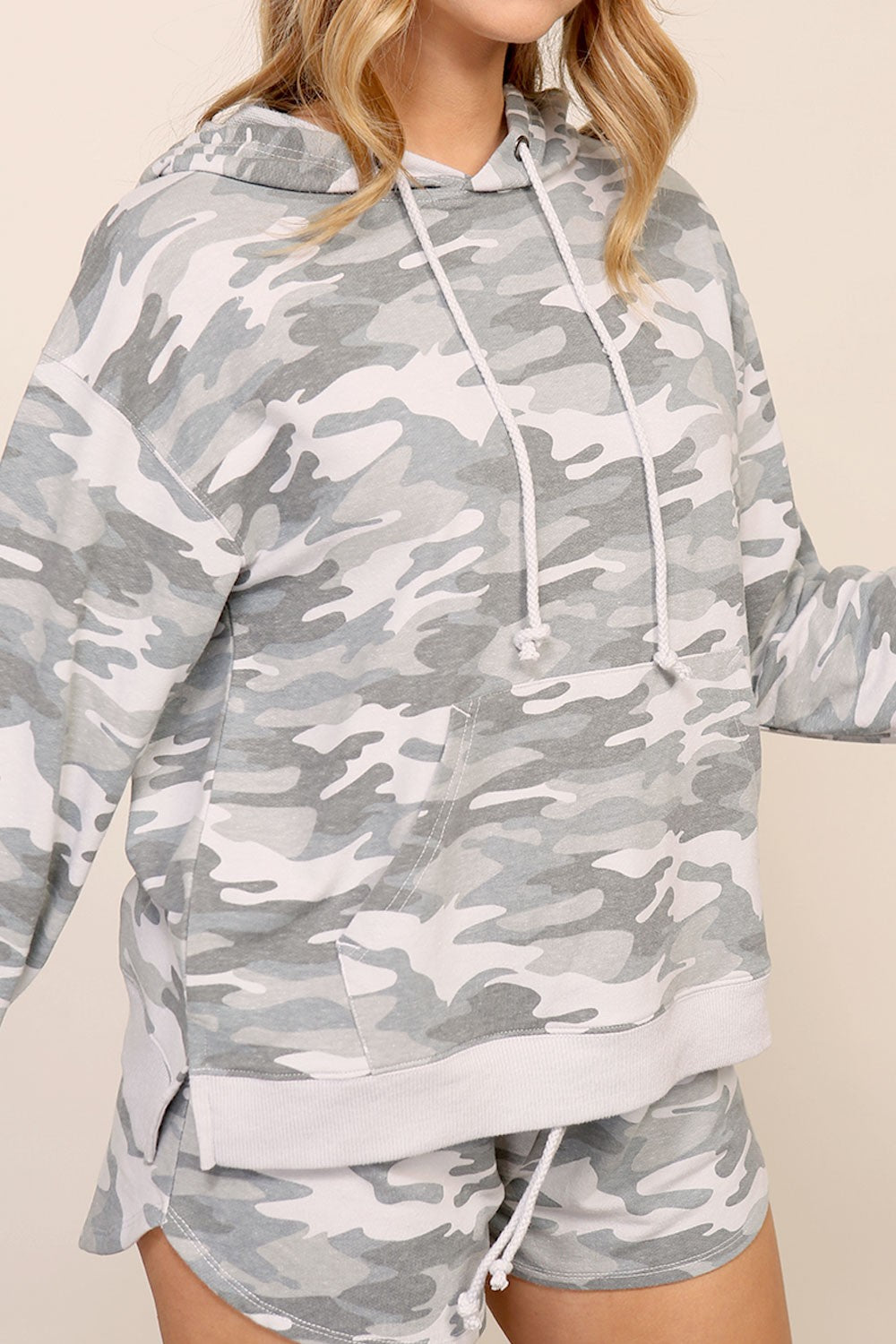 Camo Print Hoodie