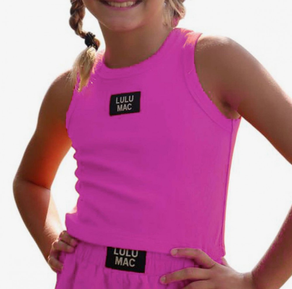 Lulu Mac Athletic Kid's Short - Pink