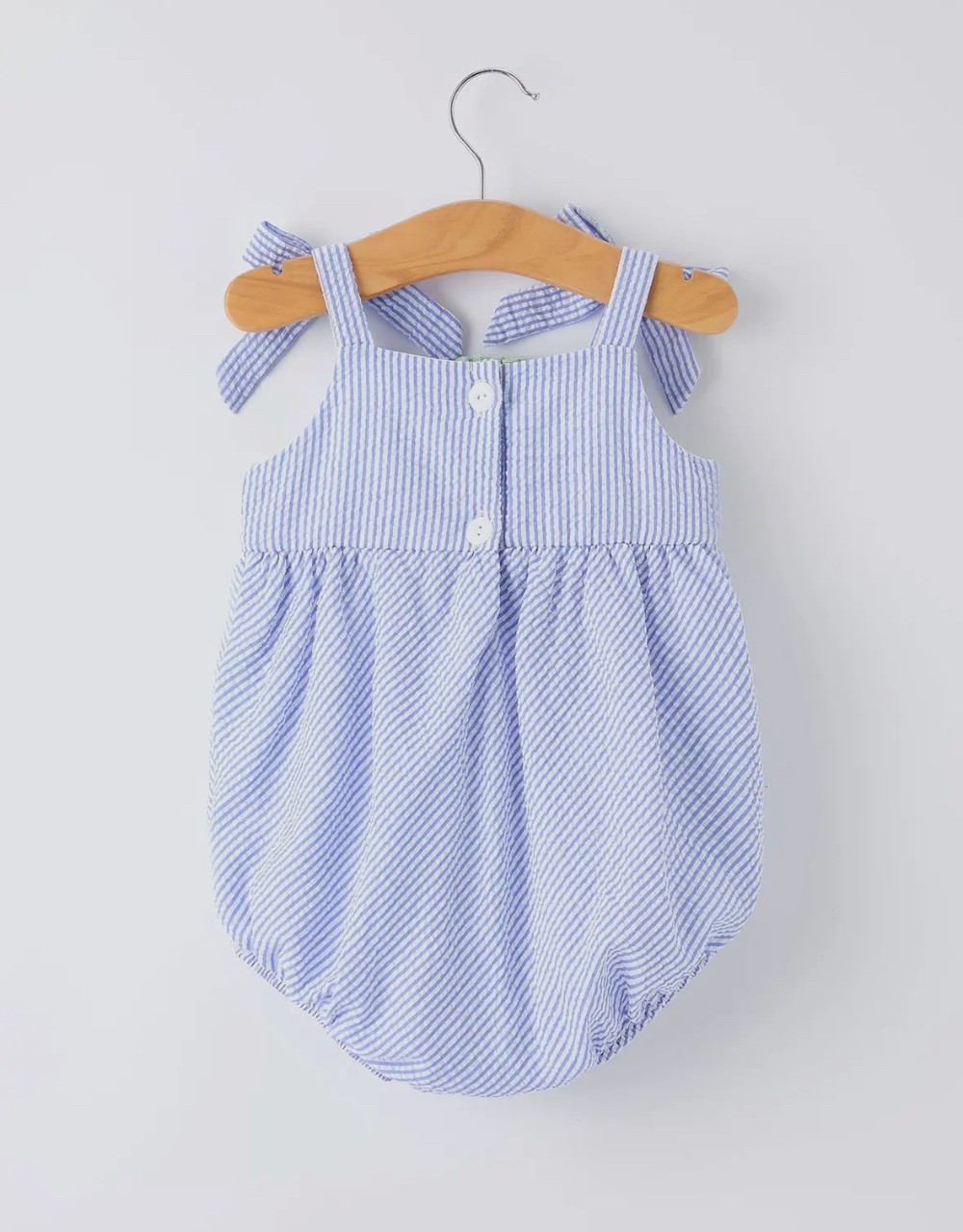 Watermelon Stripe Baby Romper