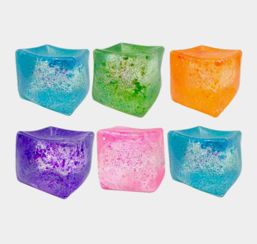 Fun Doh Jumbo Glitter Cube Squishy Toy