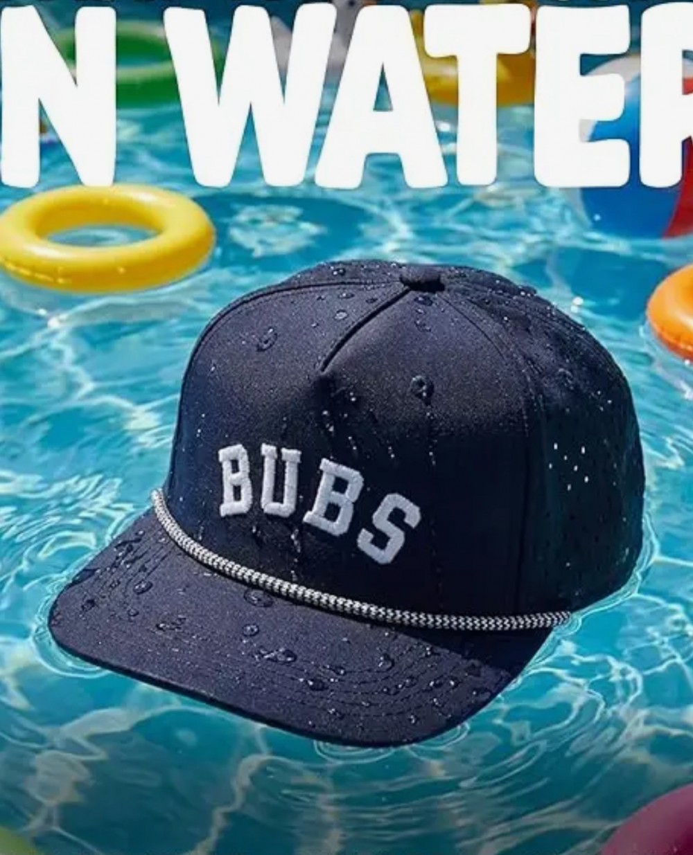 Bubs Waterproof Kid's Embroidered Hat