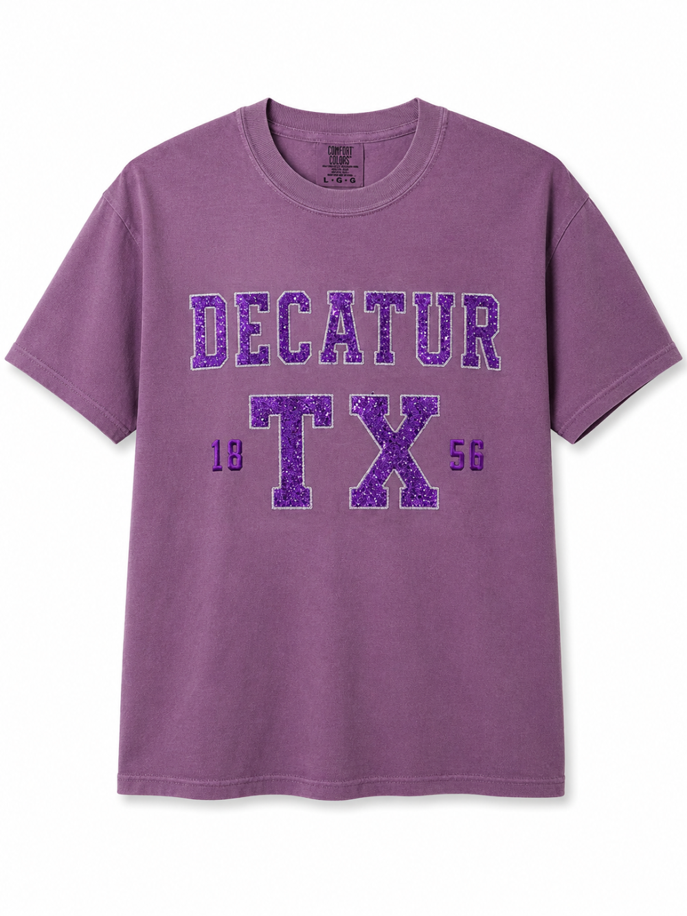 Decatur 1856 Applique Embroidered T Shirt