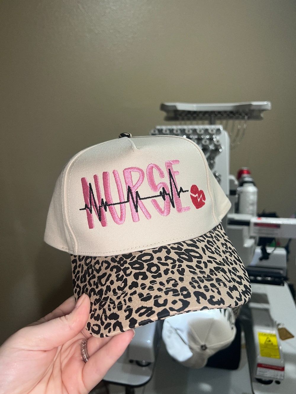 Nurse Structured Embroidered Hat