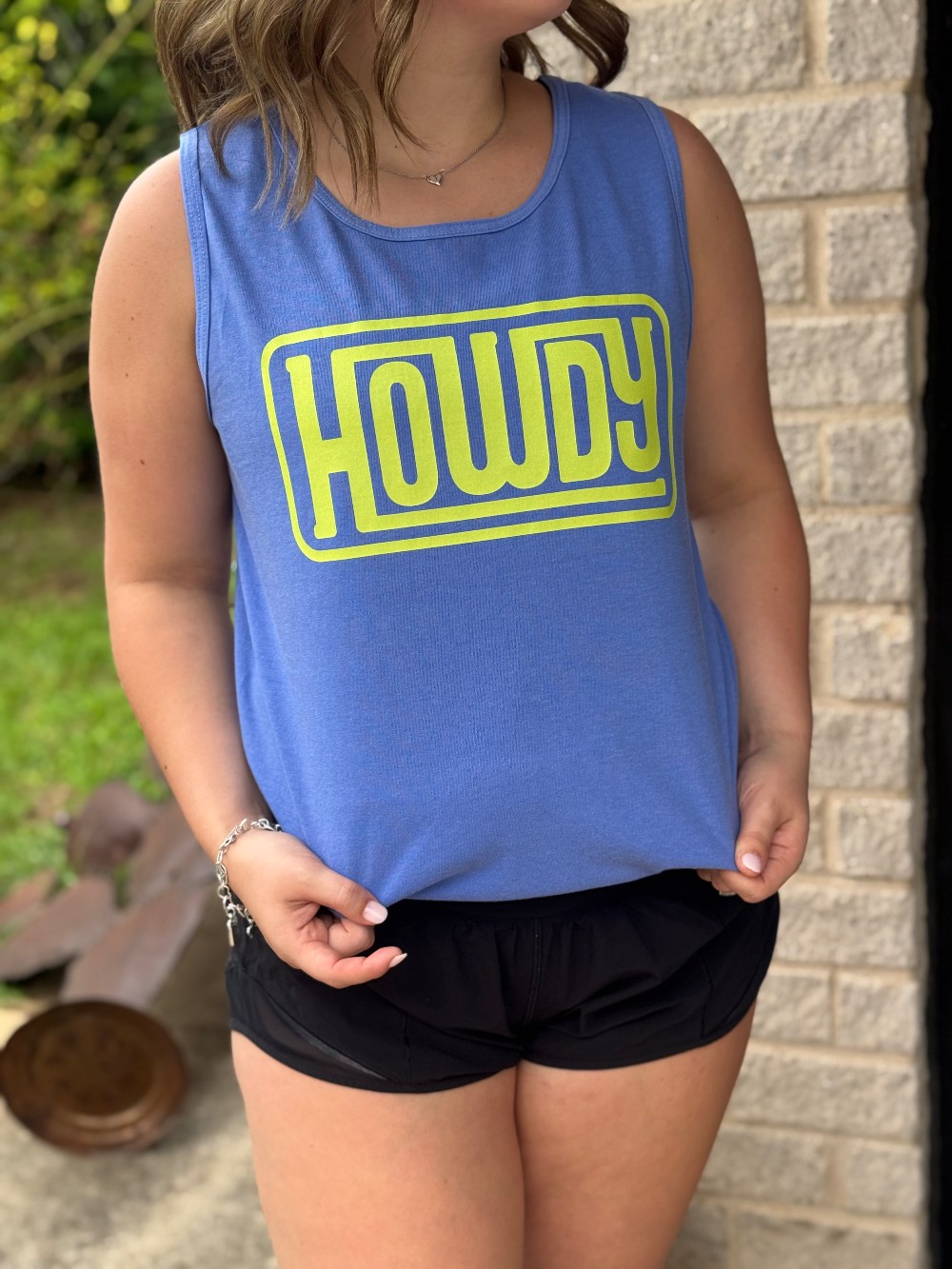 Howdy CC Flo Blue Tank