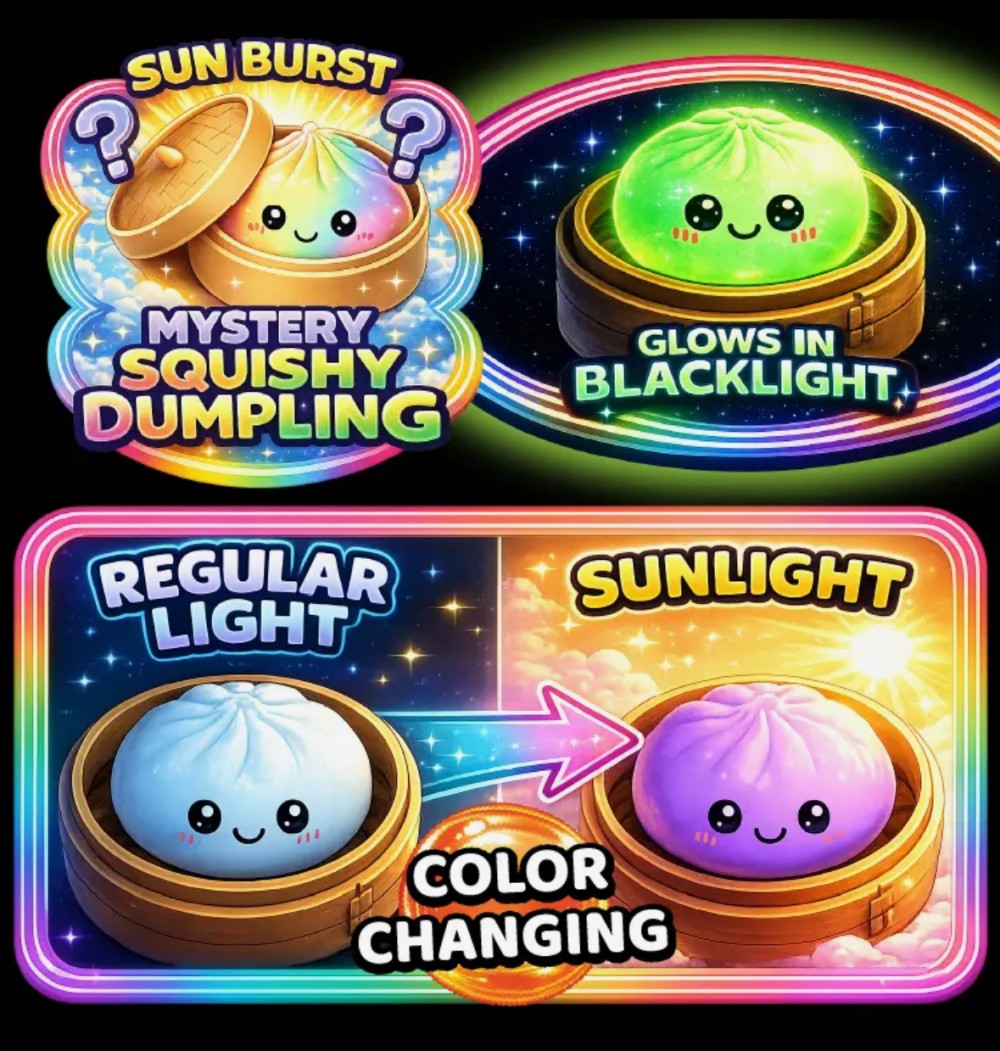 Fun Doh Color Changing Dumpling Squishy Toy