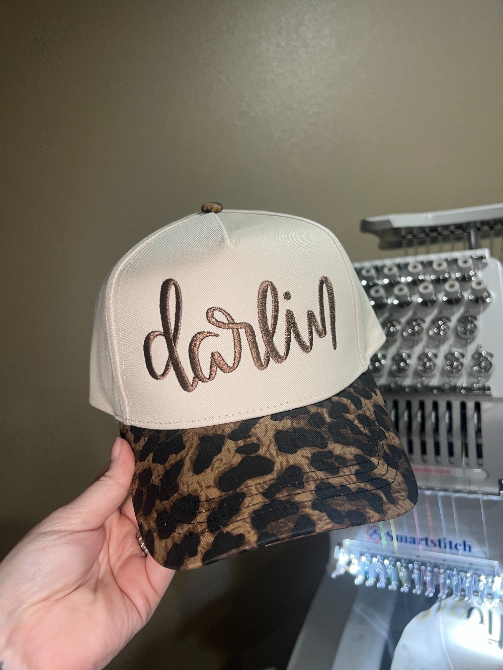 Darlin Structured Embroidered Hat