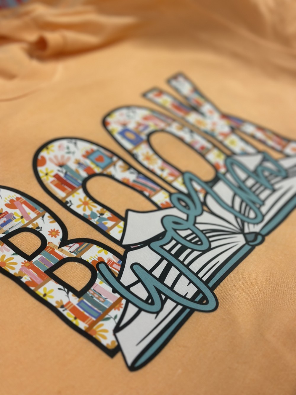 Exclusive Book Worm Reading T-Shirt