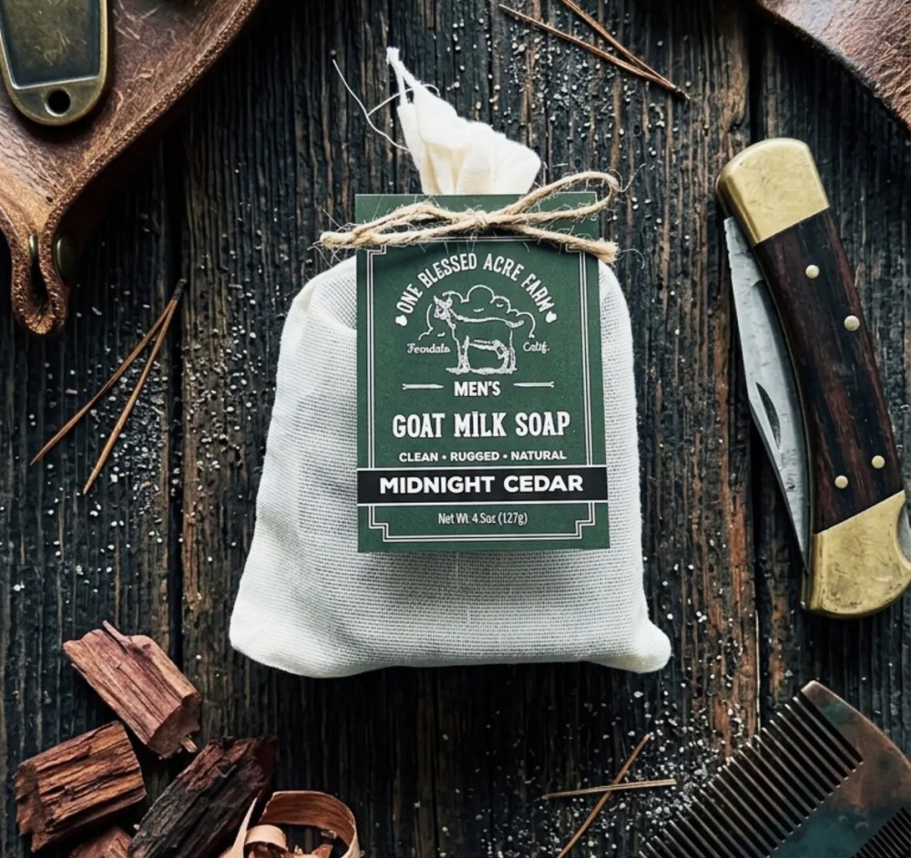 Midnight Cedar Goat Milk Soap