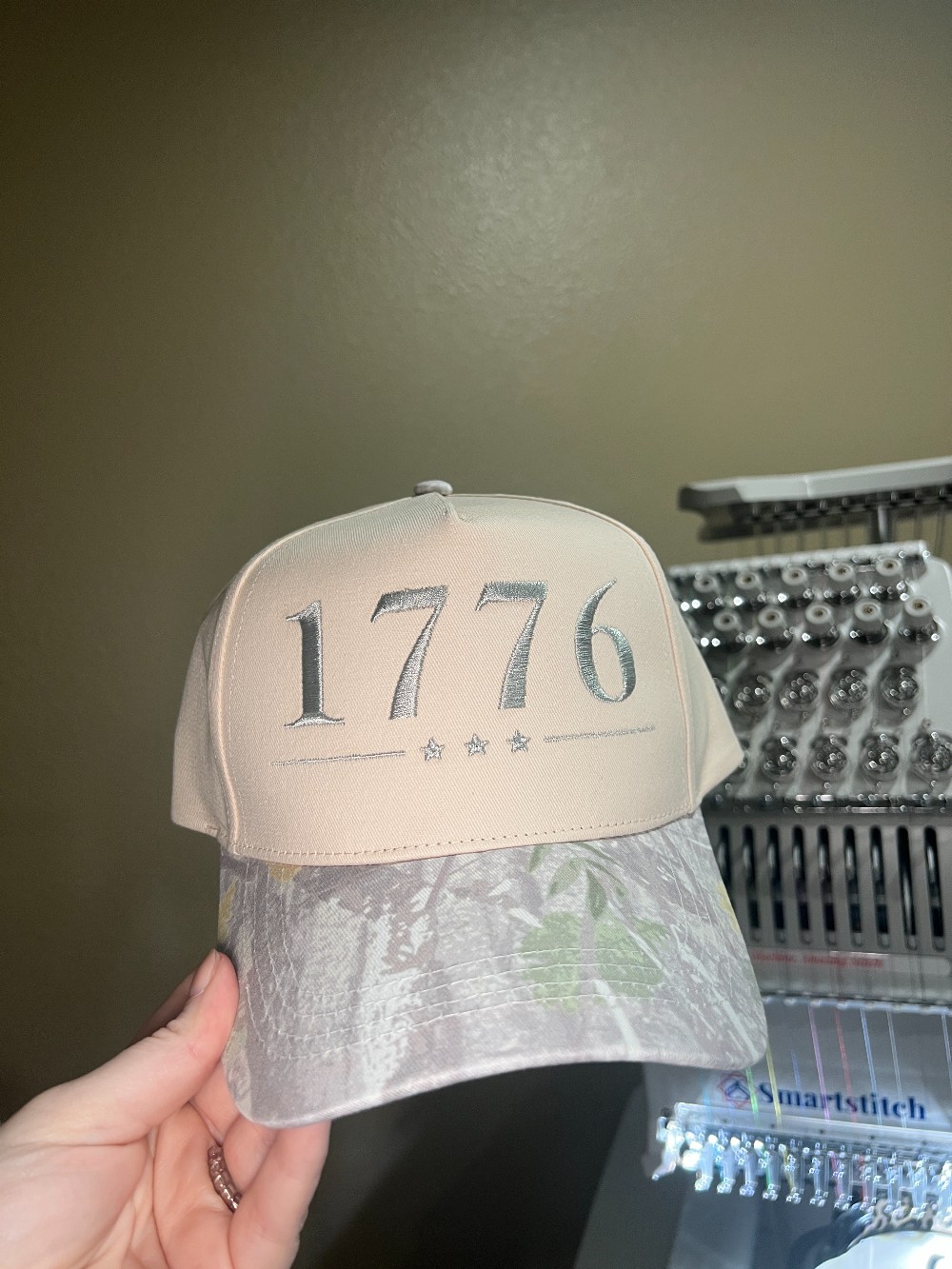 Camo 1776 Structured Embroidered Hat