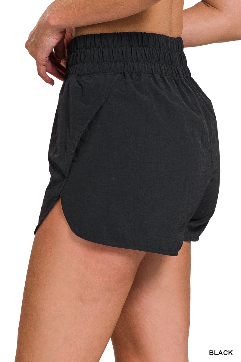 Windbreaker Shorts - Black