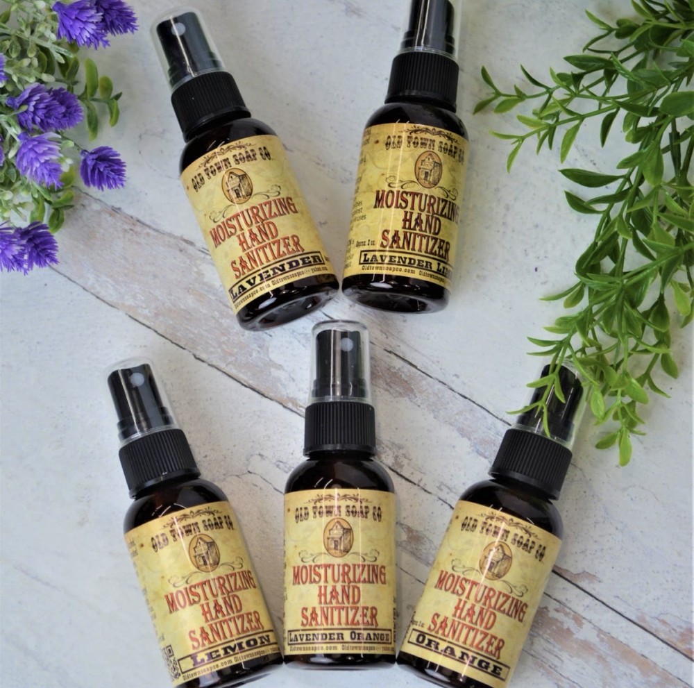Hand sanitizer peppermint eucalyptus