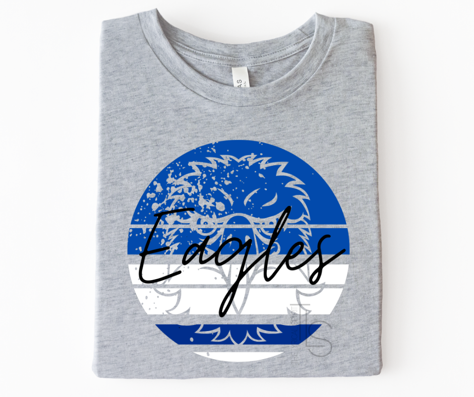 Exclusive Eagles Blue Circle T-Shirt
