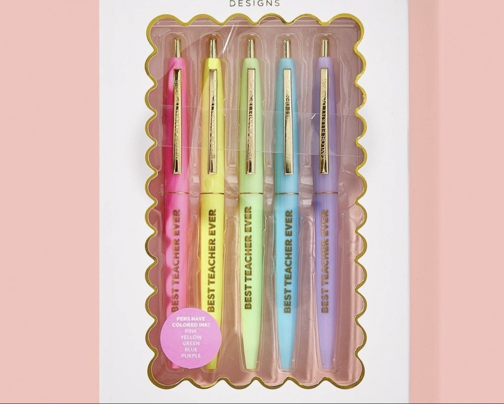 “Best Teacher Ever” Pen Set