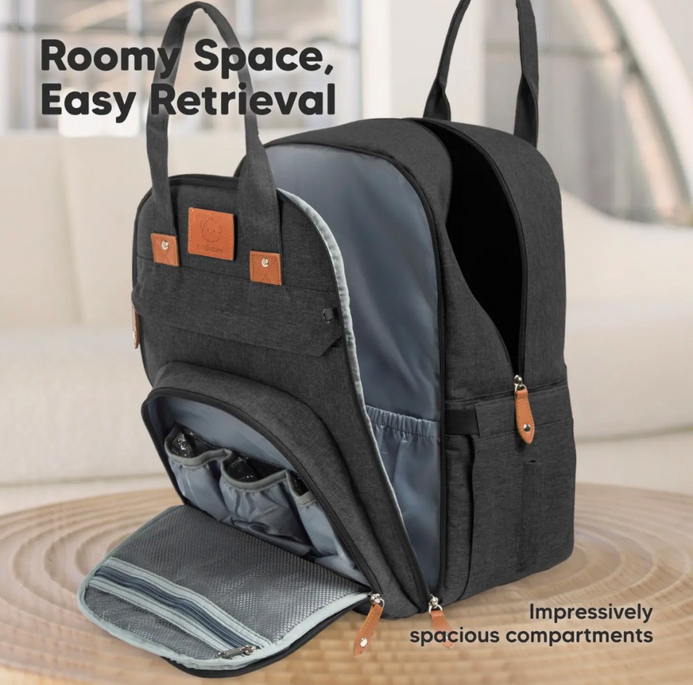 Charcoal Diaper Bag