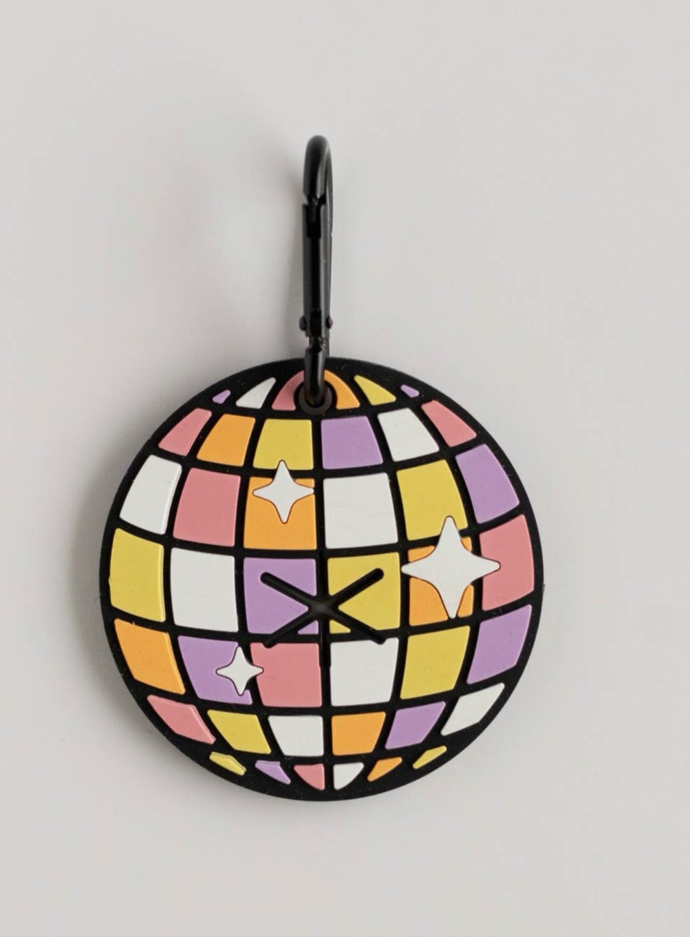 Disco ball dog poop bag holder