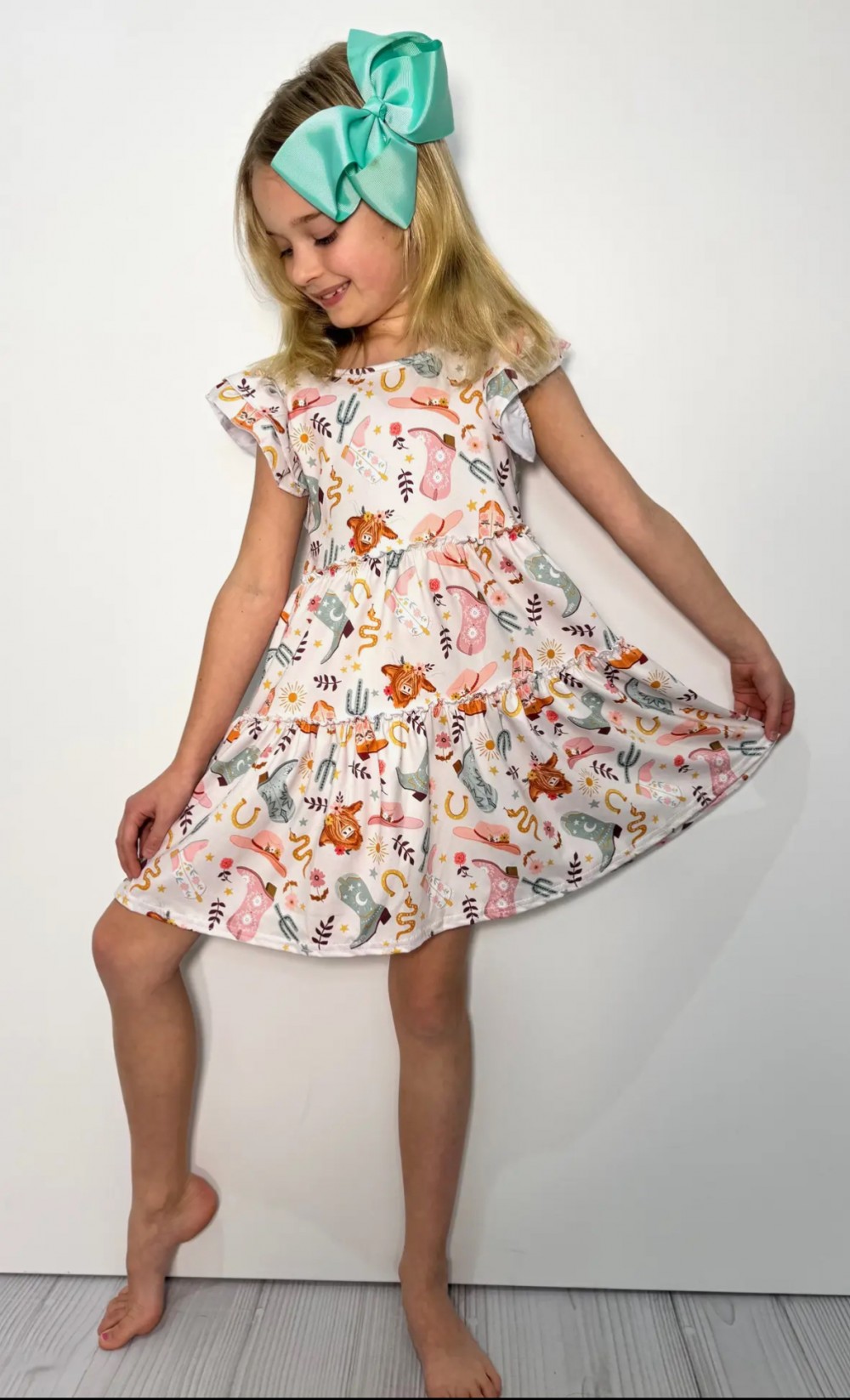 Western Girl Twirl Dress