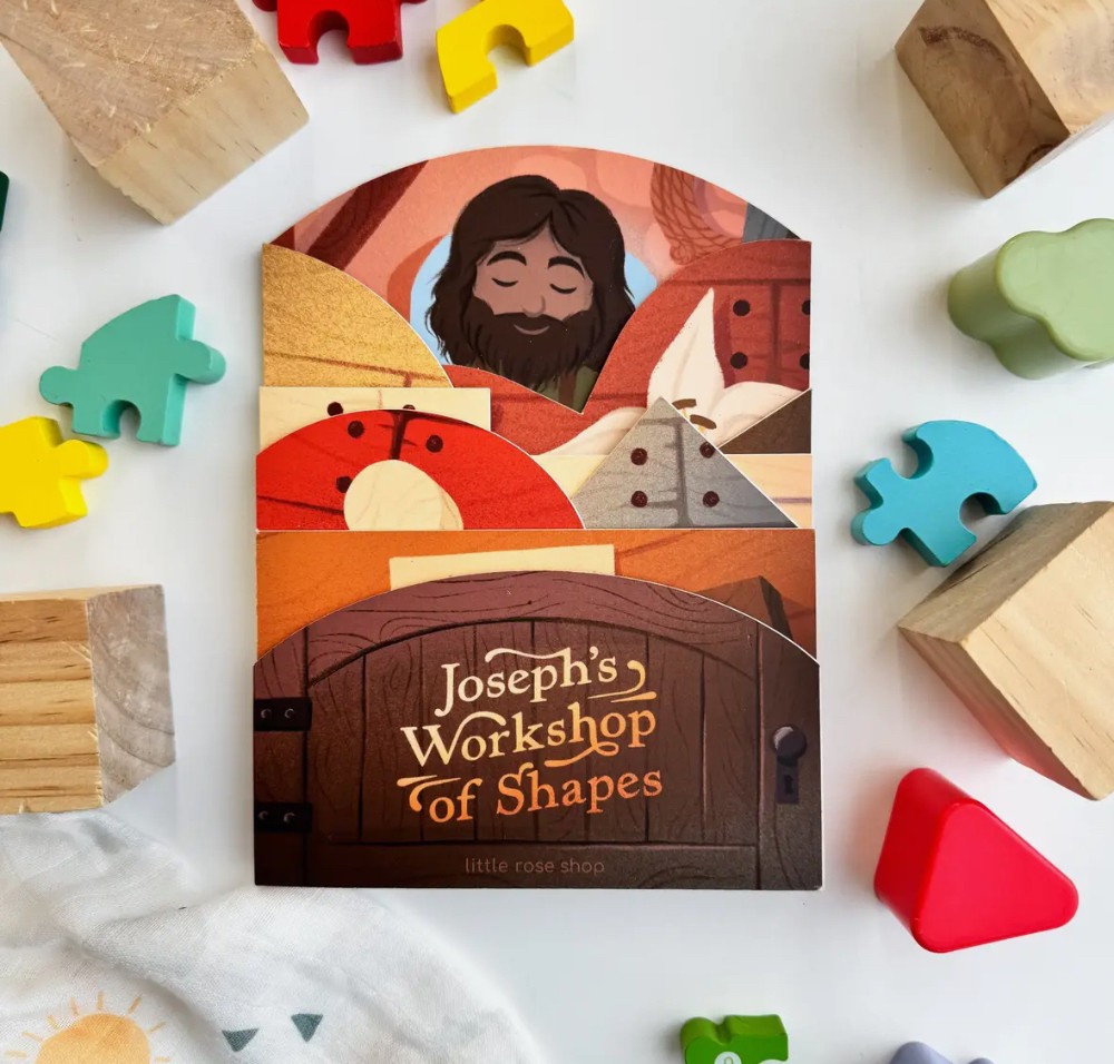 Joseph's Workshop of Shapes Board Book