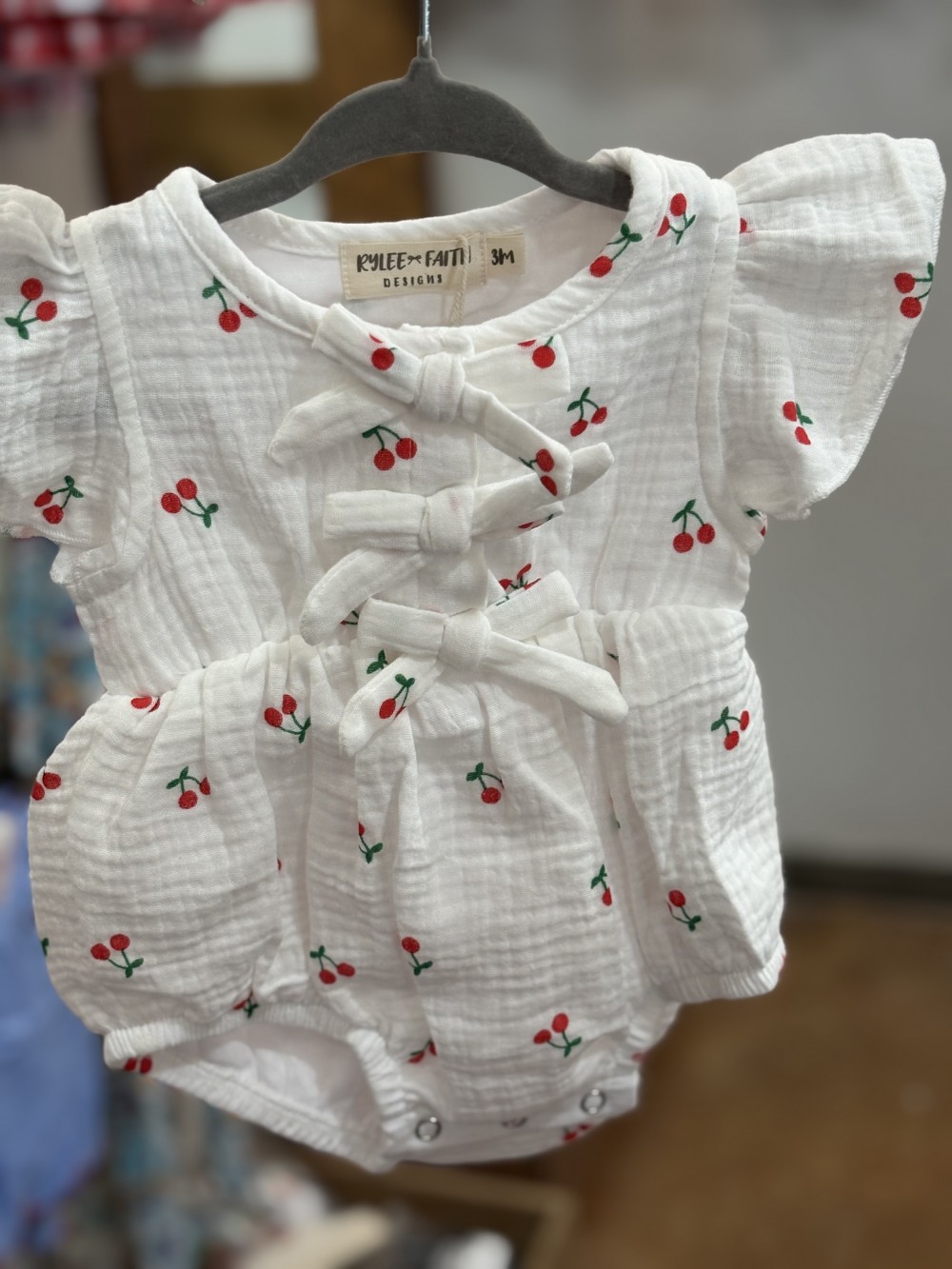 Cherry Spring Romper