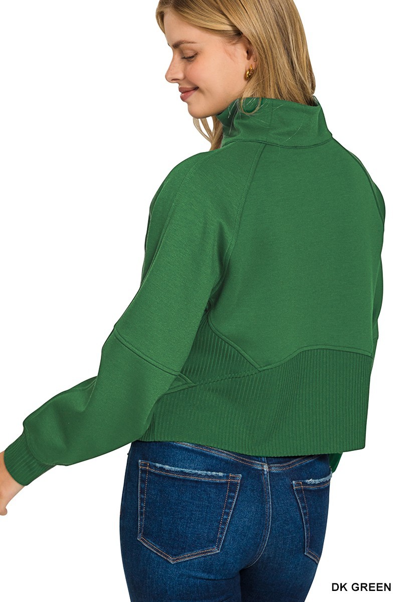 Scuba Full Zip Jacket - Green