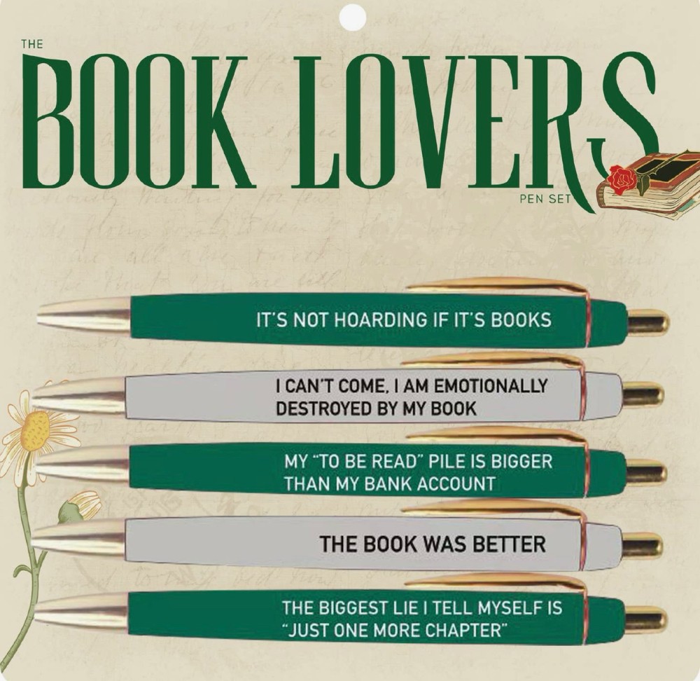 “Book Lovers” Pen Set