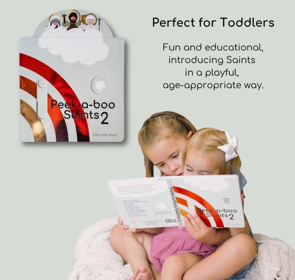 Peek-A-Boo Saints 2 Catholic Board Book