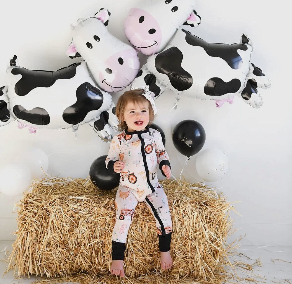 Millie Moo Farm Bamboo Baby Outfit