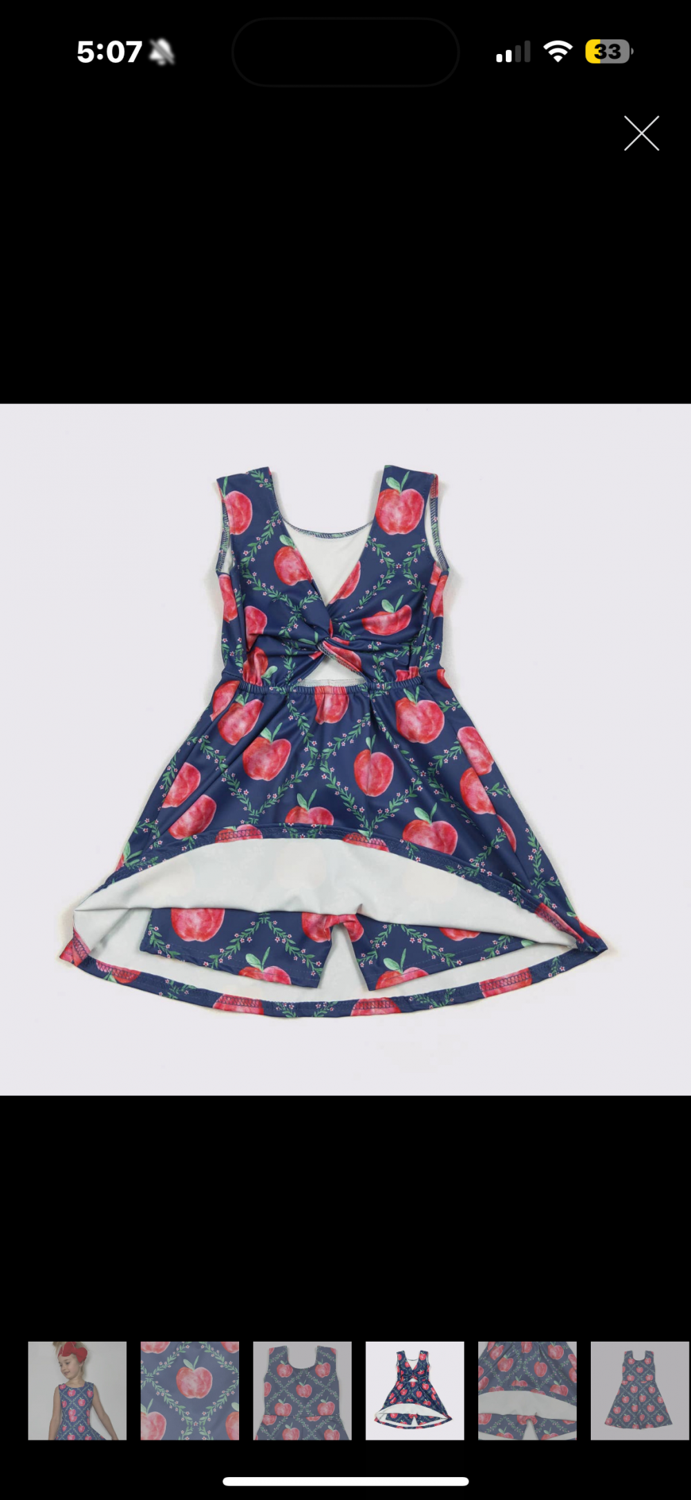 Apple Trellis Atheltic Dress