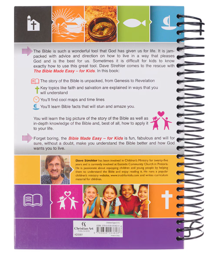 Kid Book The Bible Made Easy Wirebound