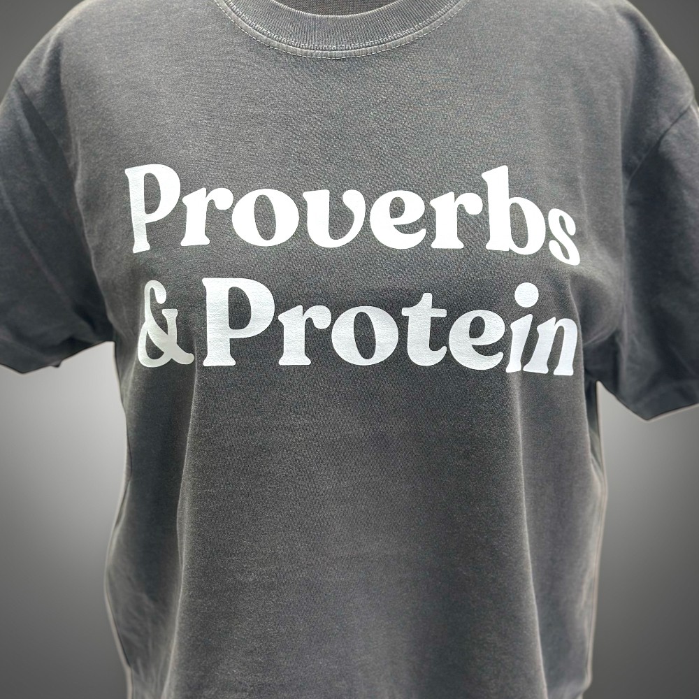 Proverbs & Protein Pepper Boxy T-Shirt